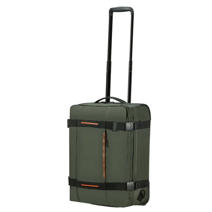 Rugzak Met Wieltjes|Handbagage Reistassen>American Tourister Urban Track Duffle/Wheels Backpack dark khaki