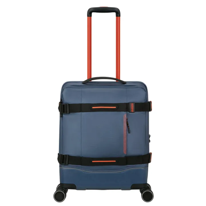 Transavia Trolleys|Handbagage Trolleys>American Tourister Urban Track Spinner S TSA Coated navy/orange