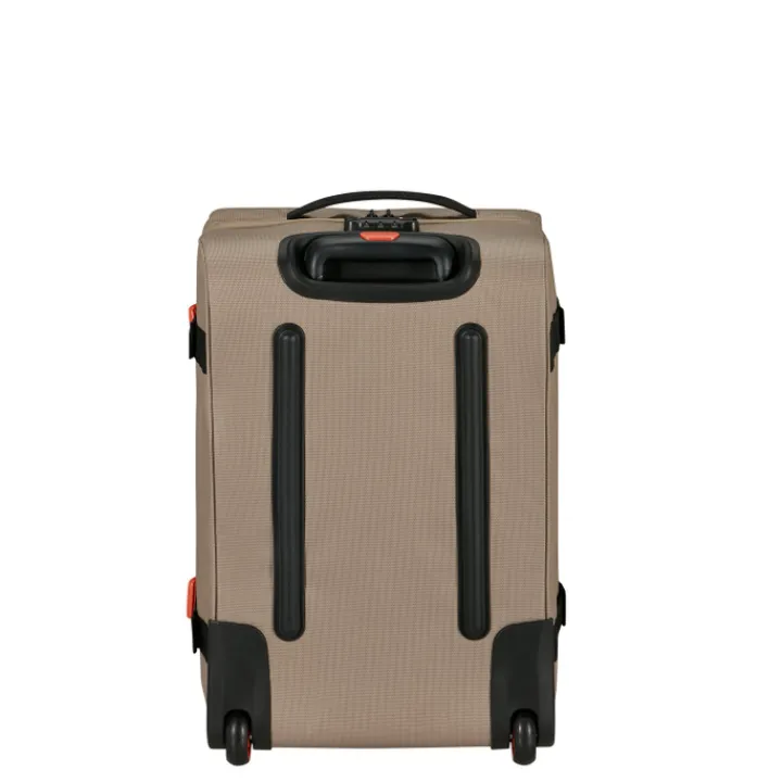 Heren Reistassen|Dames Reistassen>American Tourister Urban Track Wheeled Duffle S Coated beige/orange