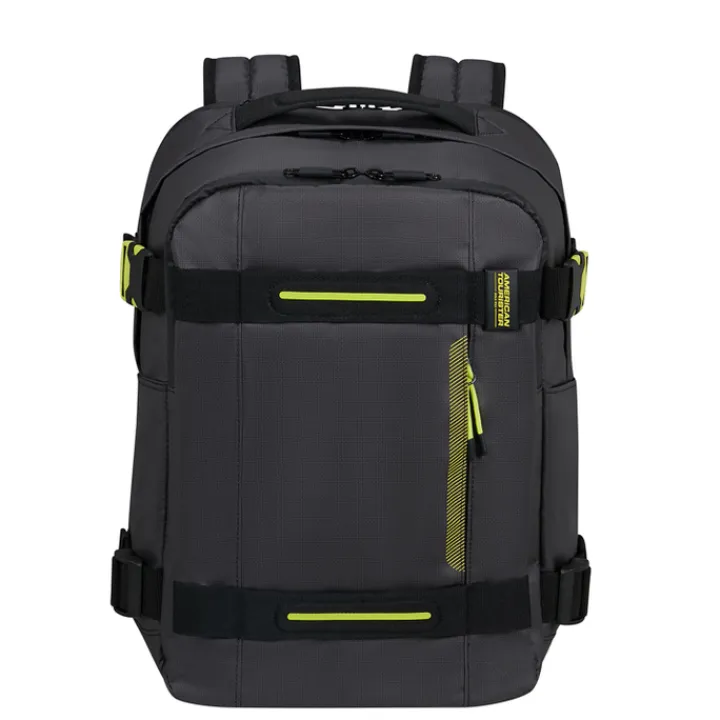 Heren Rugzakken|Dames Rugzakken>American Tourister Urban Track Laptop Backpack 15,6" coated black/Lime