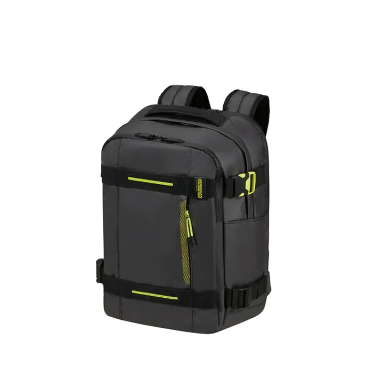 Heren Rugzakken|Dames Rugzakken>American Tourister Urban Track Laptop Backpack 15,6" coated black/Lime