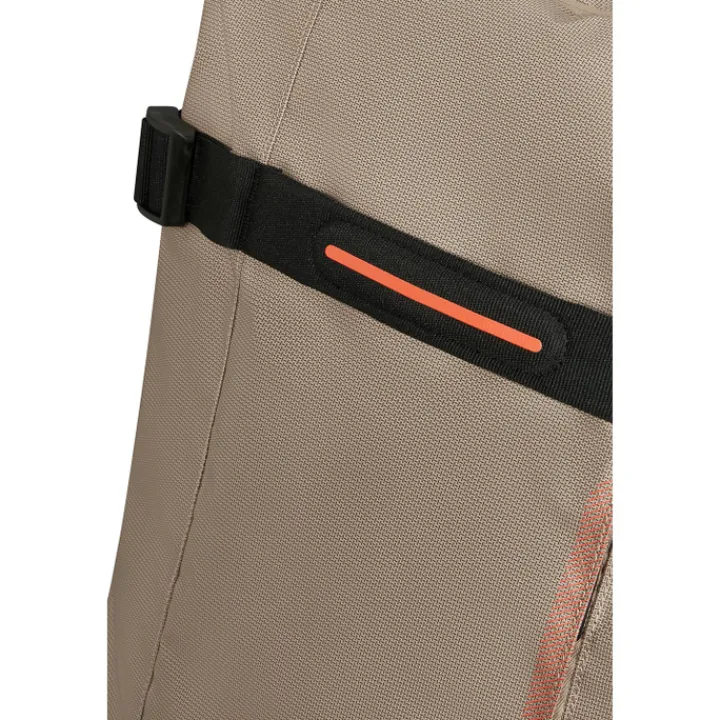 Grote Reistassen|Heren Reistassen>American Tourister Urban Track Wheeled Duffle M Coated beige/orange