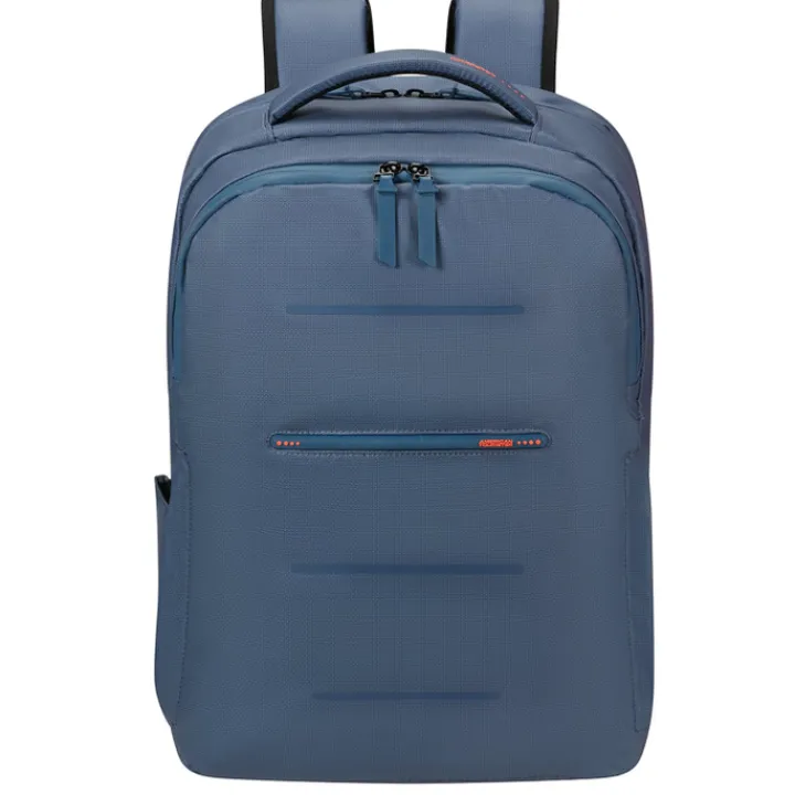 15.6 Inch Laptoptassen|Laptop Rugzakken>American Tourister Urban Groove Ug11 Lapt Bp 15.6" Tech navy/orange