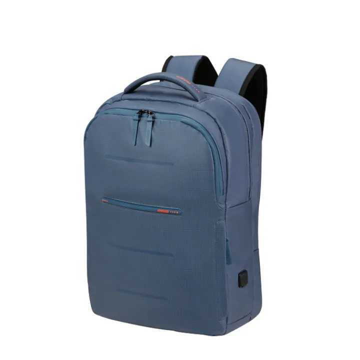 15.6 Inch Laptoptassen|Laptop Rugzakken>American Tourister Urban Groove Ug11 Lapt Bp 15.6" Tech navy/orange