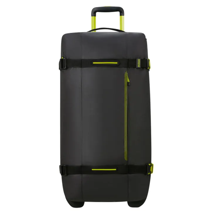Grote Reistassen|Heren Reistassen>American Tourister Urban Track Duffle/Wheels L Coated black/lime