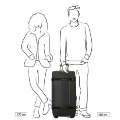 Grote Reistassen|Heren Reistassen>American Tourister Urban Track Duffle/Wheels L Coated black/lime