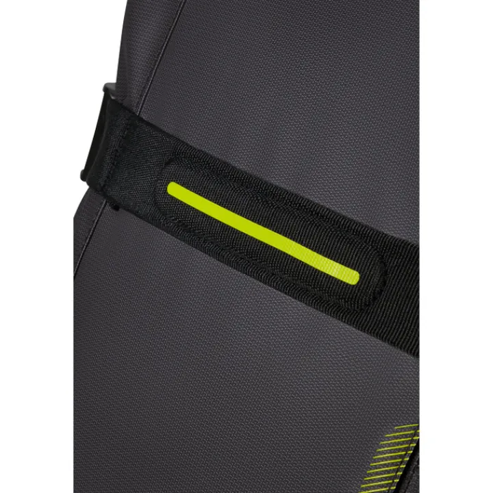 Grote Reistassen|Heren Reistassen>American Tourister Urban Track Duffle/Wheels L Coated black/lime