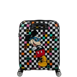 Transavia Trolleys|Ryanair Trolleys>American Tourister Wavebreaker Disney Spinner 55 cm Mickey Check