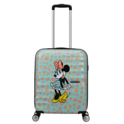 Transavia Trolleys|Ryanair Trolleys>American Tourister Wavebreaker Disney Spinner 55/20 TSA minnie pastel dots