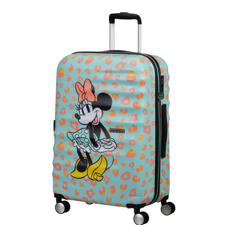 Reistrolleys|Reiskoffers>American Tourister Wavebreaker Disney Spinner 67/24 TSA minnie pastel dots