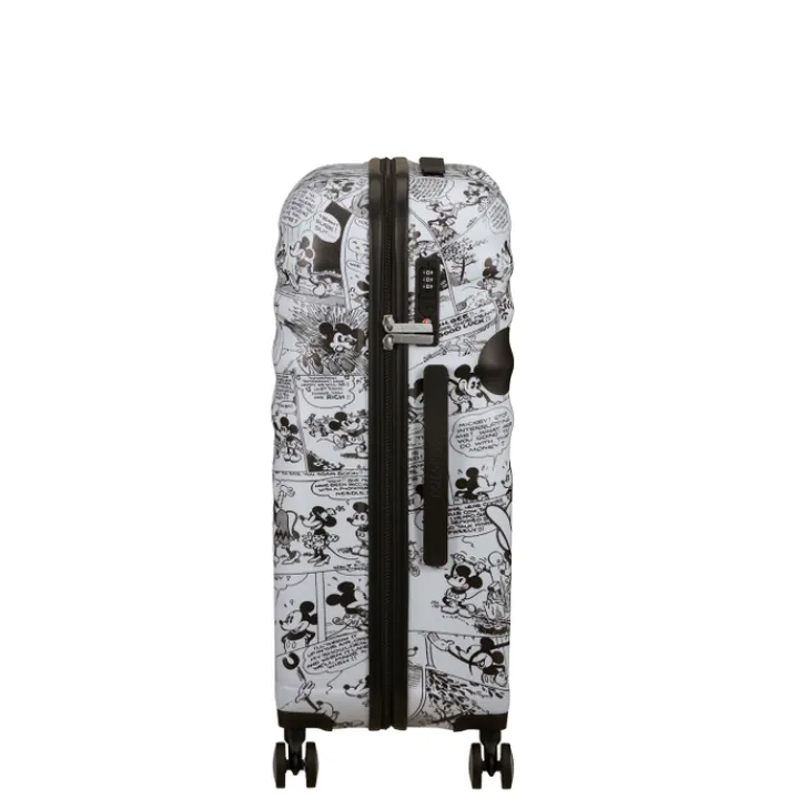 Reistrolleys|Reiskoffers>American Tourister Wavebreaker Disney Spinner 67/24 TSA minnie comics white