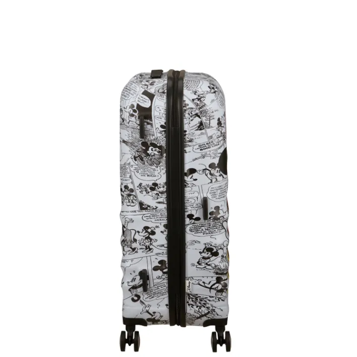 Reistrolleys|Reiskoffers>American Tourister Wavebreaker Disney Spinner 67/24 TSA minnie comics white