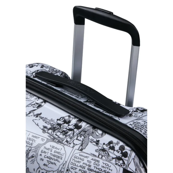 Handbagage Trolleys|Transavia Trolleys>American Tourister Wavebreaker Disney Spinner 55/20 TSA minnie comics white