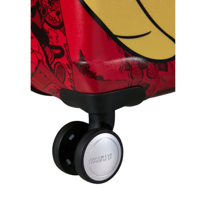 Reistrolleys|Reiskoffers>American Tourister Wavebreaker Disney Spinner 77/28 TSA mickey comics red