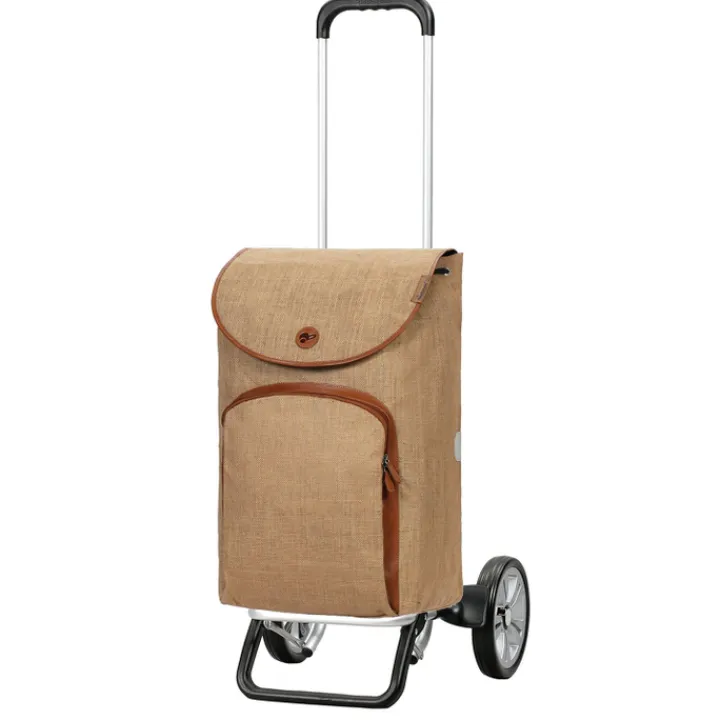 Boodschappen Trolleys|Reistrolleys>Andersen Alu Star Shopper Reik beige