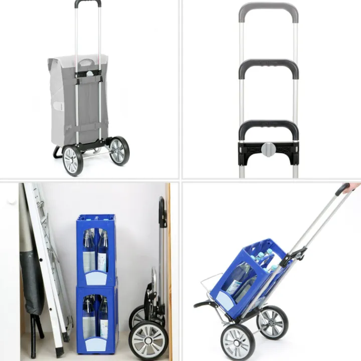 Boodschappen Trolleys|Reistrolleys>Andersen Alu Star Shopper Reik beige