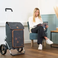 Boodschappen Trolleys|Reistrolleys>Andersen Royal Shopper Erbo black