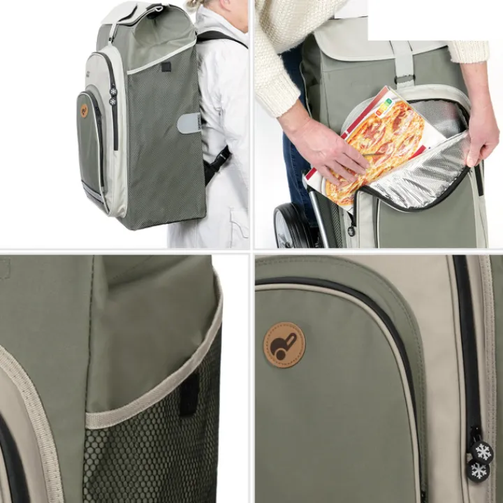 Boodschappen Trolleys|Reistrolleys>Andersen Royal Shopper Hydro 2.1 grey