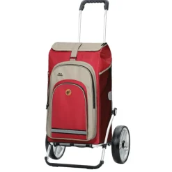Boodschappen Trolleys|Reistrolleys>Andersen Royal Shopper Hydro 2.1 red