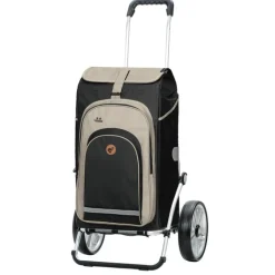 Boodschappen Trolleys|Reistrolleys>Andersen Royal Shopper Hydro 2.1 black