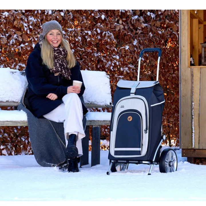 Boodschappen Trolleys|Reistrolleys>Andersen Royal Shopper Hydro 2.1 black