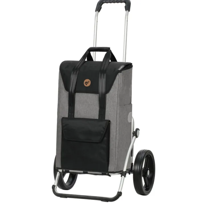 Boodschappen Trolleys|Reistrolleys>Andersen Royal Shopper Senta 2.0 grey