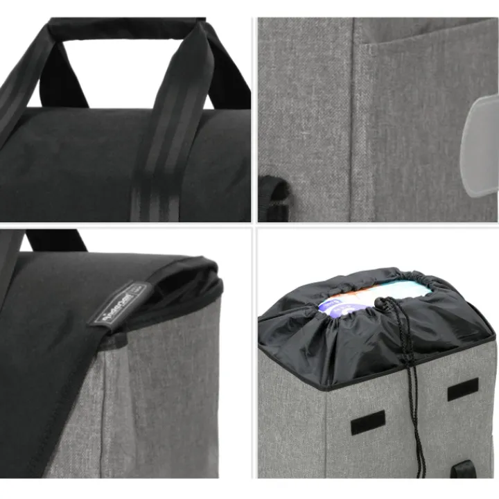 Boodschappen Trolleys|Reistrolleys>Andersen Royal Shopper Senta 2.0 grey