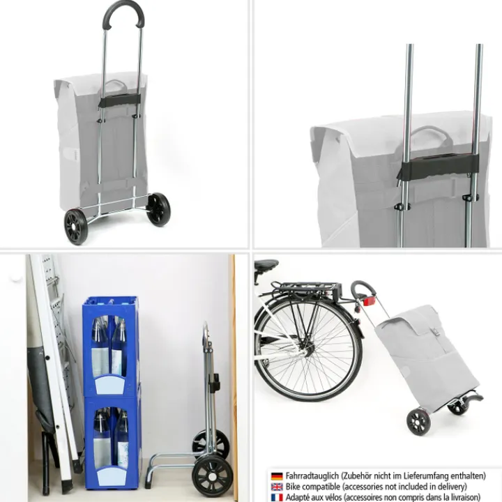 Boodschappen Trolleys|Reistrolleys>Andersen Scala Shopper Weda black