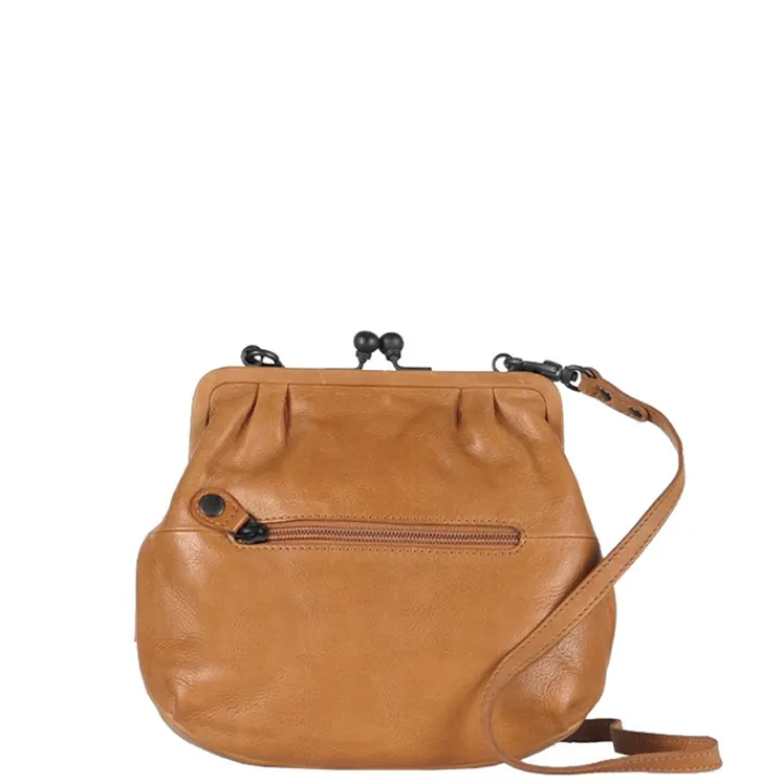 Crossbody|Clutches>Aunts & Uncles Grandma's Luxury Club Mrs. Fortune Cookie Crossover Bag caramel