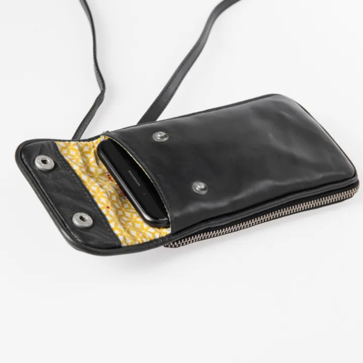 Telefoontasjes|Damestassen>Aunts & Uncles Jamies Orchard Cloudberry Phone Bag jet black