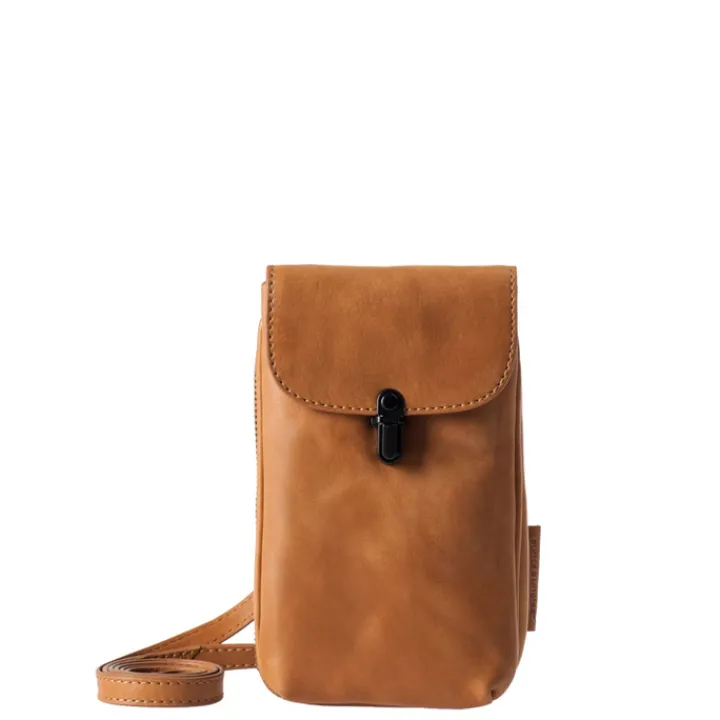 Telefoontasjes|Damestassen>Aunts & Uncles Mrs. Lemon Dash Twist Phonebag caramel