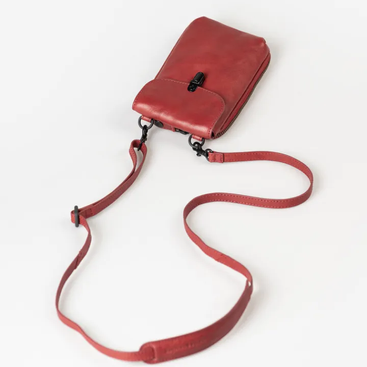 Telefoontasjes|Damestassen>Aunts & Uncles Mrs. Lemon Twist intense rust