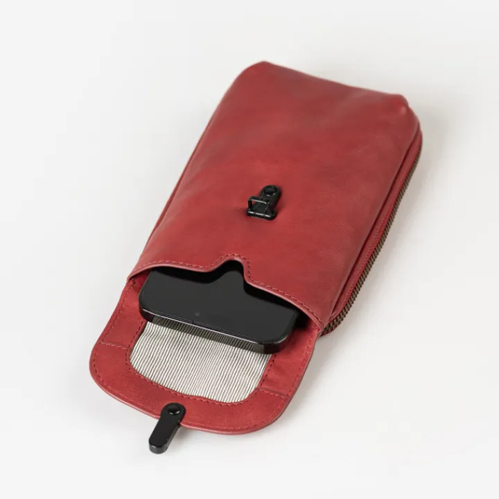 Telefoontasjes|Damestassen>Aunts & Uncles Mrs. Lemon Twist intense rust