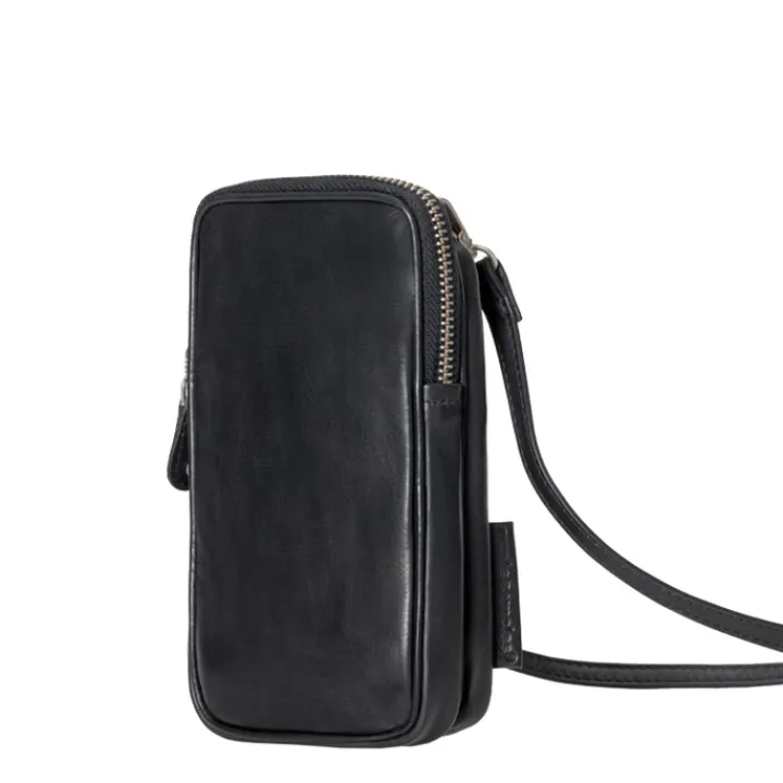 Telefoontasjes|Damestassen>Aunts & Uncles Prune Phone bag jet black