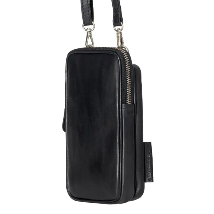 Telefoontasjes|Damestassen>Aunts & Uncles Prune Phone bag jet black