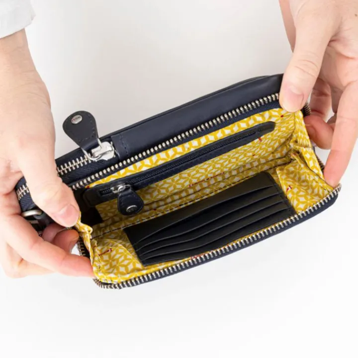 Telefoontasjes|Damestassen>Aunts & Uncles Prune Phone bag jet black