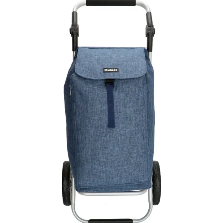 Boodschappen Trolleys|Reistrolleys>Beagles Alberic Shopping Trolley blue