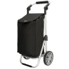 Boodschappen Trolleys|Reistrolleys>Beagles Alberic Strollex Boodschappentrolley zwart