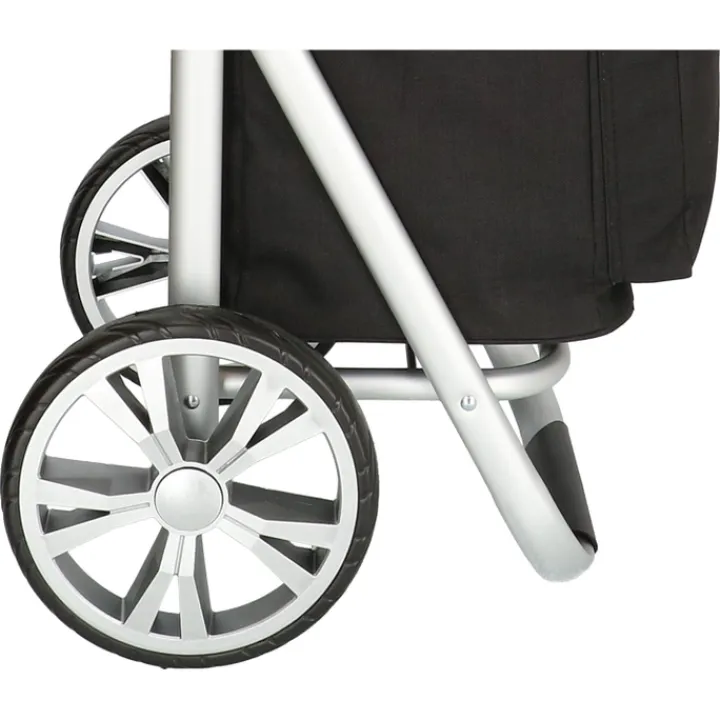 Boodschappen Trolleys|Reistrolleys>Beagles Alberic Strollex Boodschappentrolley zwart