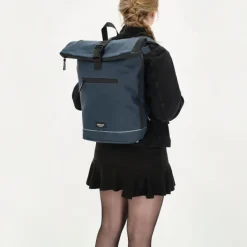 Heren Rugzakken|Schoolrugzak>Beagles Originals Rolltop Rugtas Waterproof 15.6" blauw
