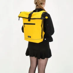 Heren Rugzakken|Schoolrugzak>Beagles Originals Rolltop Rugtas Waterproof 15.6" geel
