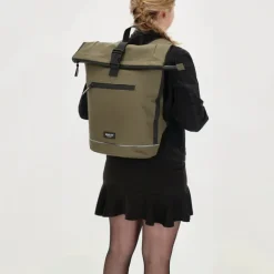 Heren Rugzakken|Schoolrugzak>Beagles Originals Rolltop Rugtas Waterproof 15.6" olijf groen