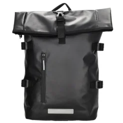 Dames Rugzakken|Schoolrugzak>Beagles Originals Tokyo Rolltop Rugtas Waterproof 15,6" zwart