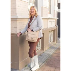 Schoudertassen|Damestassen>Bear Design Anna Shoulderbag baltic beige