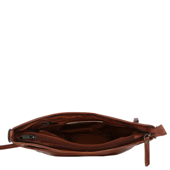 Schoudertassen|Handtassen>Bear Design Callisto Pelle Handtas cognac