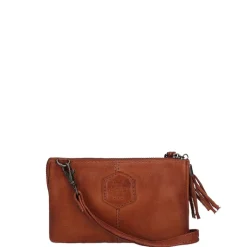 Clutches|Damestassen>Bear Design Callisto Pelle Alessia Clutch cognac