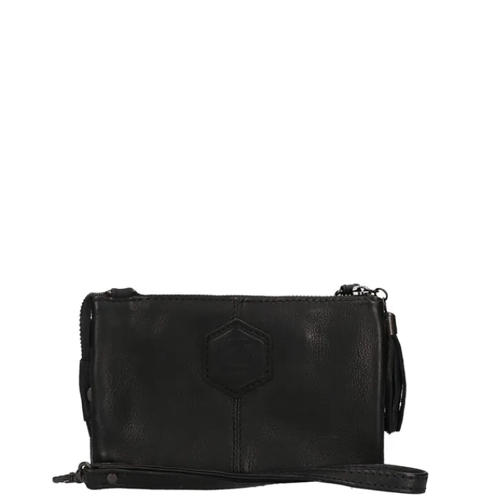 Clutches|Damestassen>Bear Design Callisto Pelle Alessia Clutch black