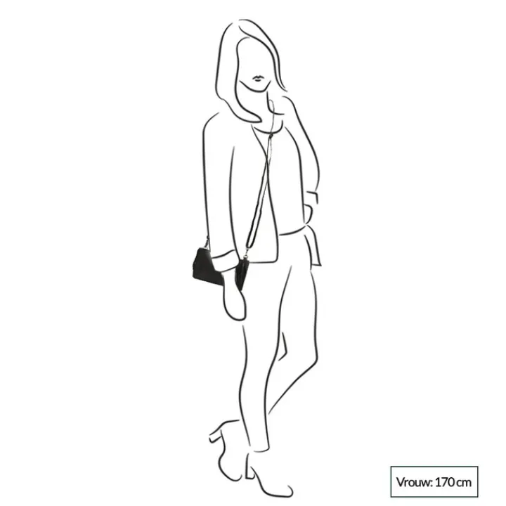 Clutches|Damestassen>Bear Design Callisto Pelle Alessia Clutch black