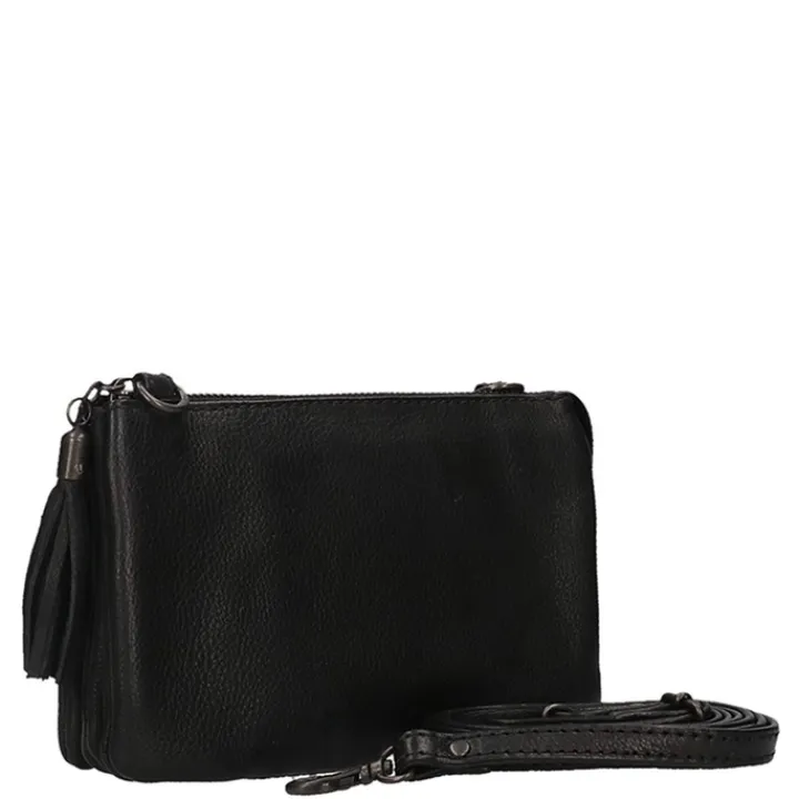 Clutches|Damestassen>Bear Design Callisto Pelle Alessia Clutch black