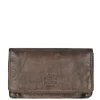 Rfid Portemonnees|Grote Portemonnees>Bear Design Cow Lavato Dames Portemonnee 12cc CL782 brown